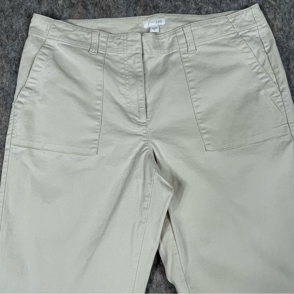 J. Jill Straight Leg Cotton/Linen Casual Travel Minimalist Coastal Pants - Sz 12 - Picture 4 of 15